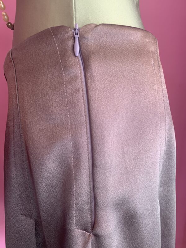 George Orwell - pleated skirt in lilac satin - Image 4