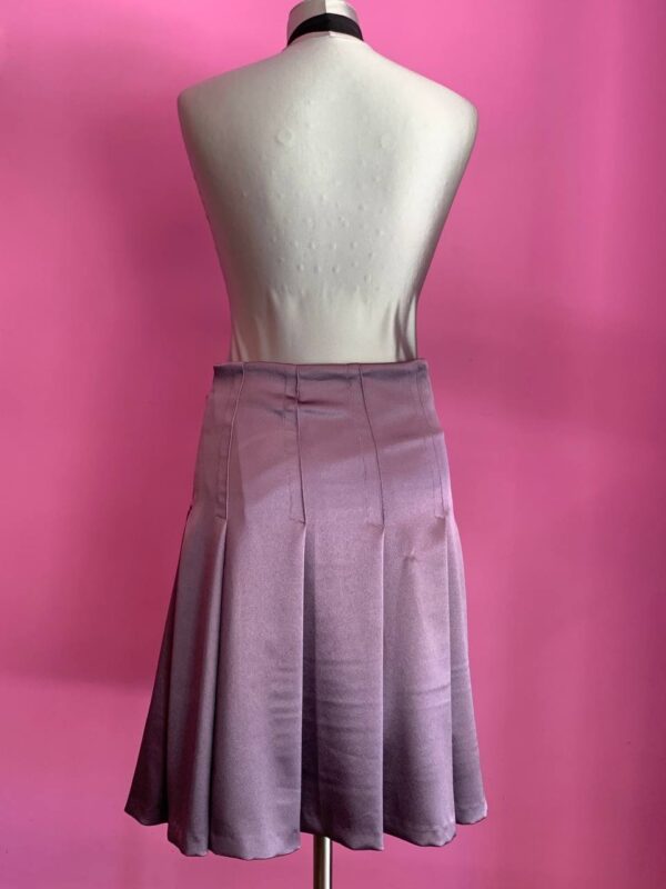 George Orwell - pleated skirt in lilac satin - Image 11