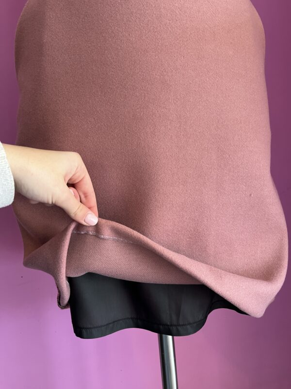 Francesco Petrarca - Miniskirt in pink jersey cloth with pink sequins - Image 7