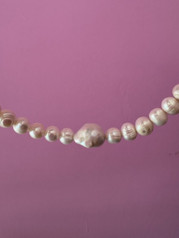 INCANTEVOLE -  Chocker  1 giro perle coltivate barocche - immagine 3