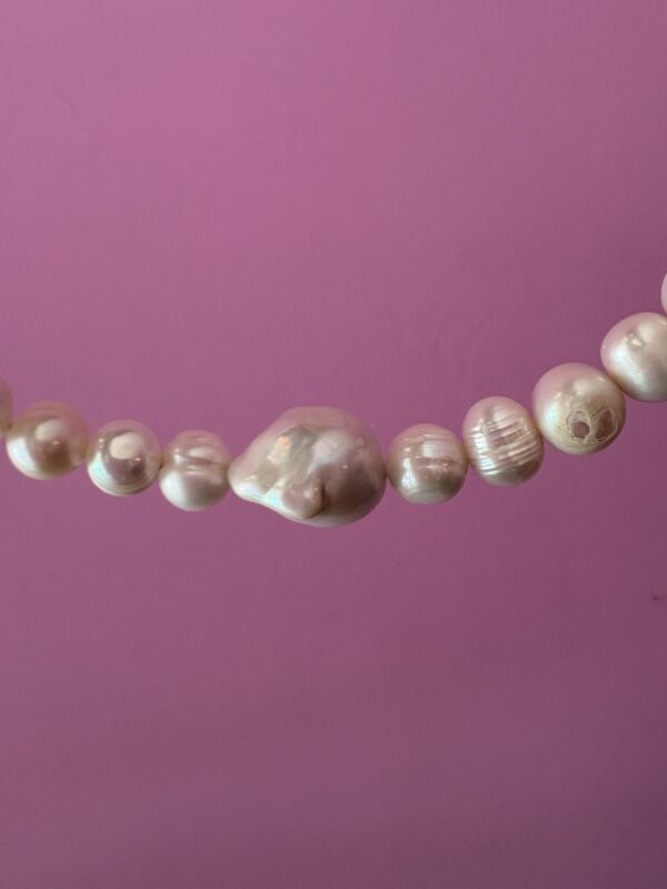 INCANTEVOLE -  Chocker  1 giro perle coltivate barocche - immagine 4