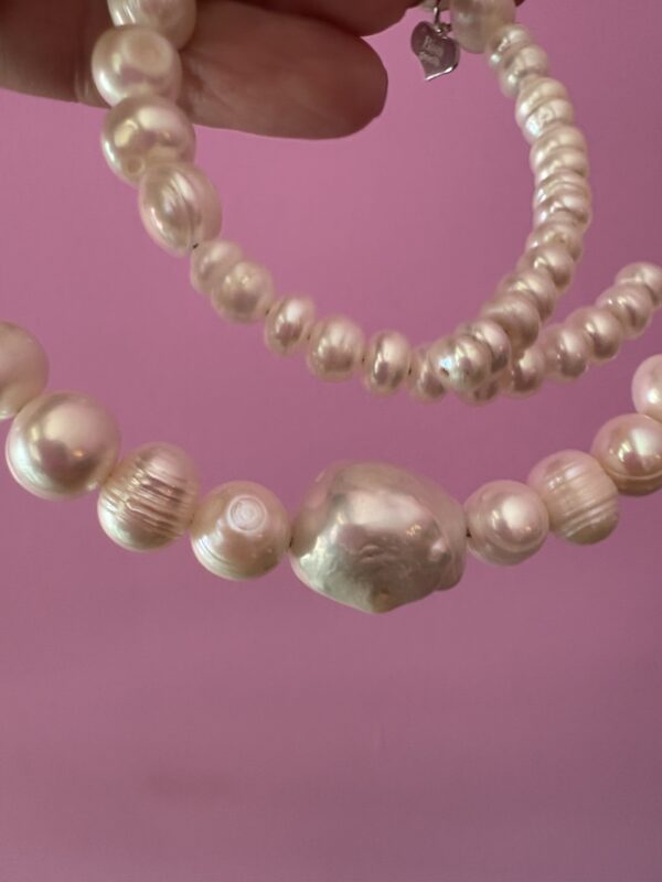 INCANTEVOLE -  Chocker  1 giro perle coltivate barocche - immagine 9