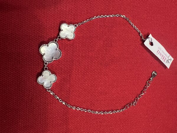 Quadrifogli - 925 silver Luxury bracelet - Image 4