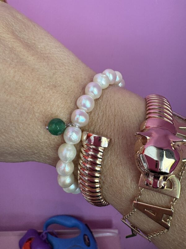 Bracciale Bisette - perle coltivate con charm - immagine 10