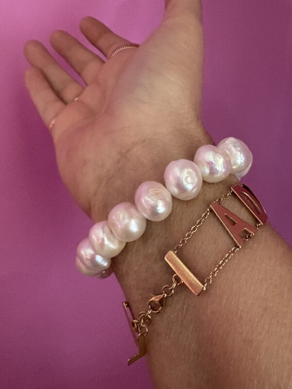 Bracciale Bisette - Big perle coltivate - immagine 4